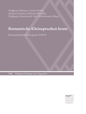 cover image of Romanische Kleinsprachen heute